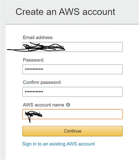 how to set up an aws account
