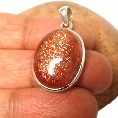 Sunstone Pendant - Etsy