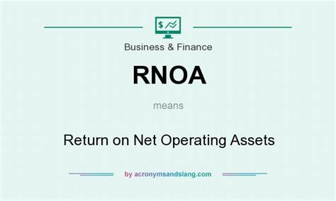 rnoa return  net operating assets  business finance