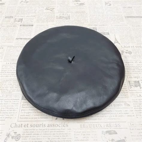 Black Genuine Leather Beret - Winner Caps MFG. Company