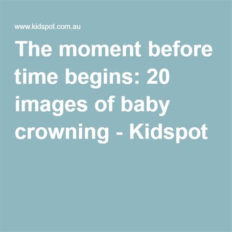 The moment before time begins: 20 images of baby crowning - Kidspot | Birth photography, Baby ...