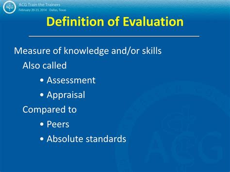 evaluation  feedback powerpoint