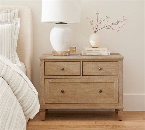 Sausalito 3-Drawer Nightstand (34") | Pottery Barn