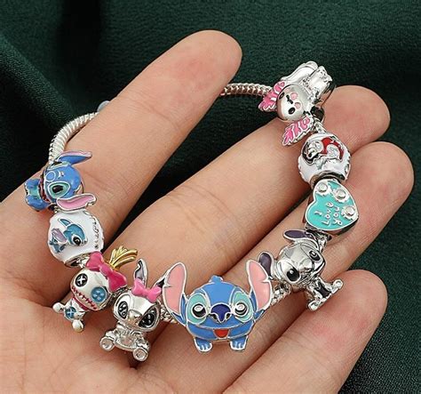 Pandora Bracelet with Lilo and Stitch Themed Charms hajj.gov.eg