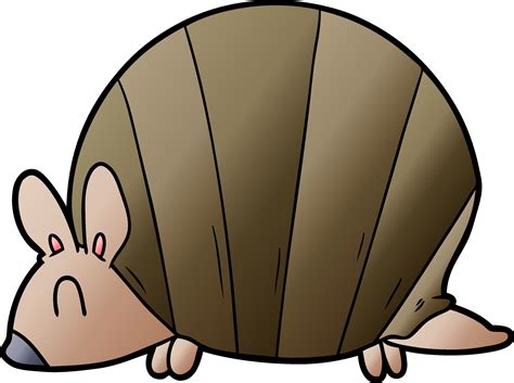 Cartoon cute armadillo 14045357 Vector Art at Vecteezy
