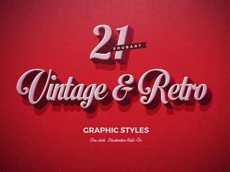 21 Vintage & Retro Graphic Styles | DOWNLOAD | on Behance