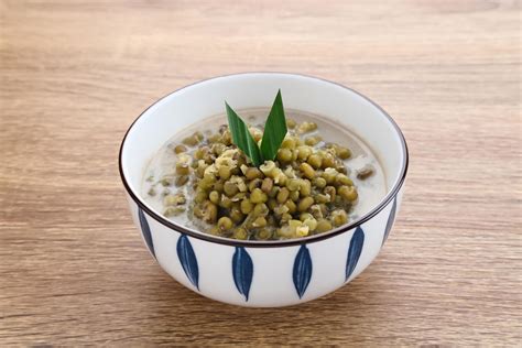 Mung Bean Porridge or Bubur Kacang Hijau, Indonesian dessert porridge ...