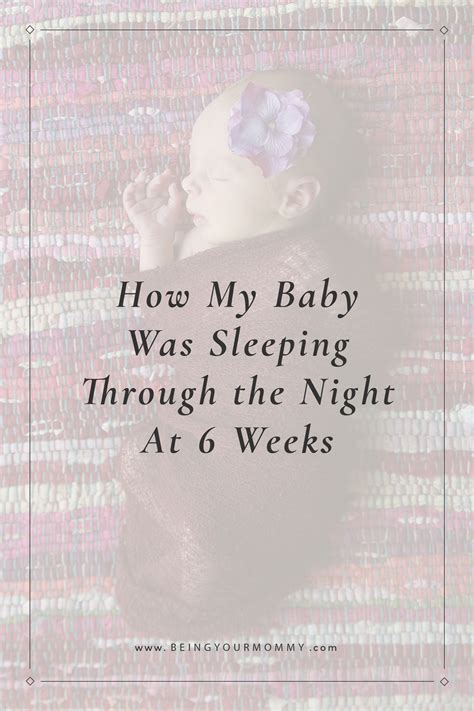 Baby Sleep Training: How My Daughter Slept Through the Night at 6 Weeks