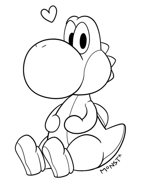 Free Yoshi Lines! — Weasyl