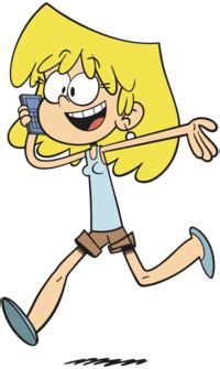 Lori Loud Running With Her Phone transparent PNG - StickPNG