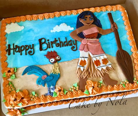 Bolo Da Moana Quadrado - Compartilhar Bolo: bolo da moana baby de chantilly quadrado