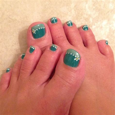 Summer Flower Toe Nail Designs