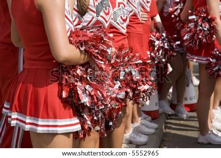 Cheerleaders From Ohio State Stock Photo 5552965 : Shutterstock