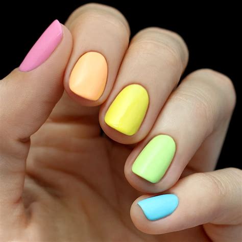 Mani Monday: Neon Rainbow Nail Tutorial - Lulus.com Fashion Blog