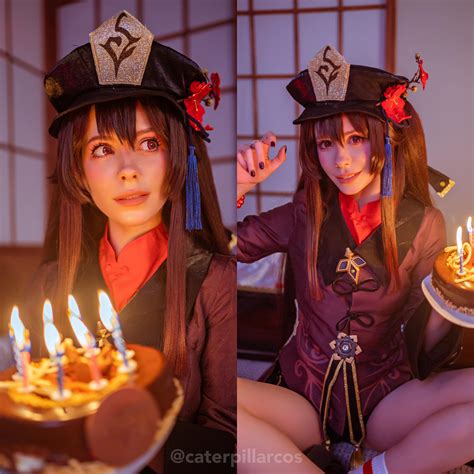 "Happy Birthday Hu Tao" cosplay by Caterpillarcos : r/Genshin_Impact