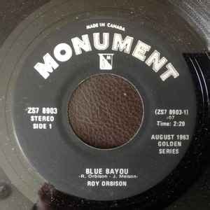 Roy Orbison - Blue Bayou (1972, Vinyl) | Discogs