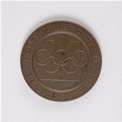 Oslo 1952 Winter Olympics Copper Participation Medal