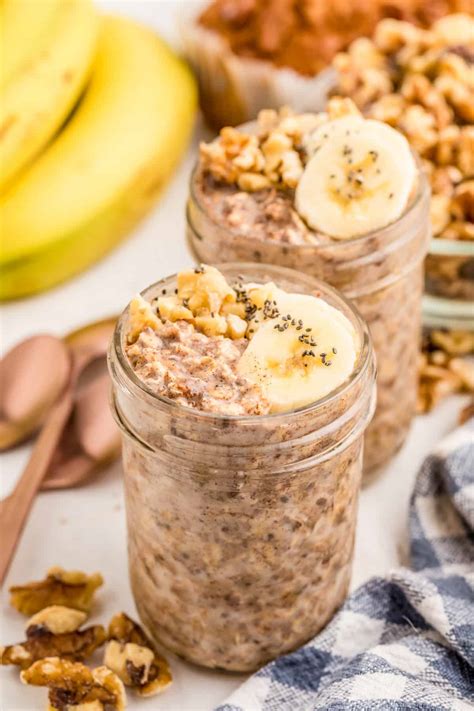 Banana Overnight Oats - Tornadough Alli