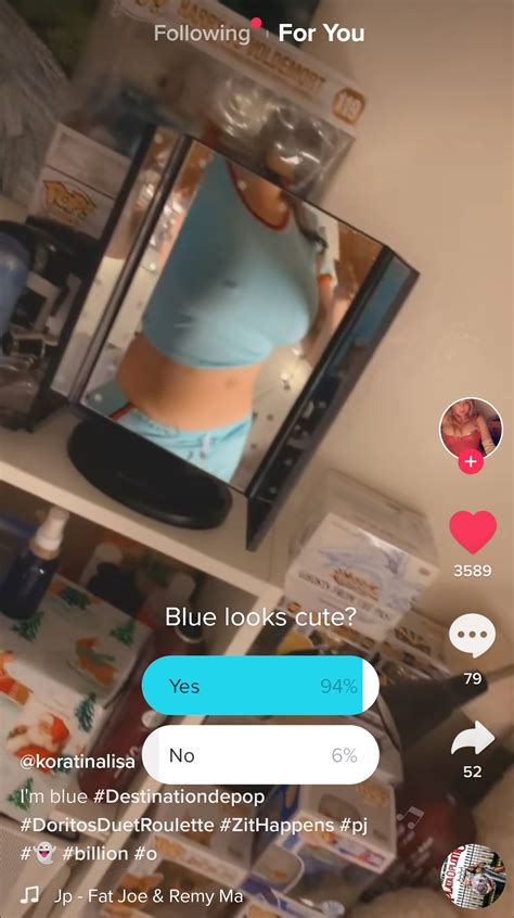 Discover more like Tiktoknipslips: Tik thot Blue see through shirt and