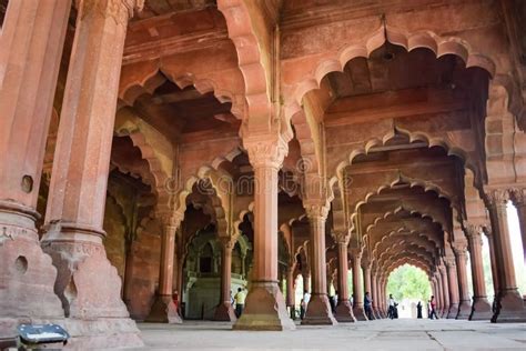 Architectural Details of Lal Qila - Red Fort Situated in Old Delhi ...