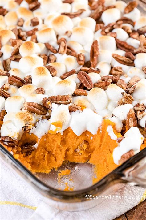 Pecan Marshmallow Sweet Potato Recipe