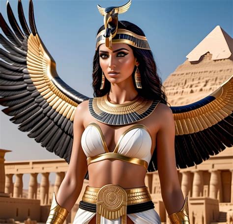 Goddess Isis in Ancient Egypt | Premium AI-generated image