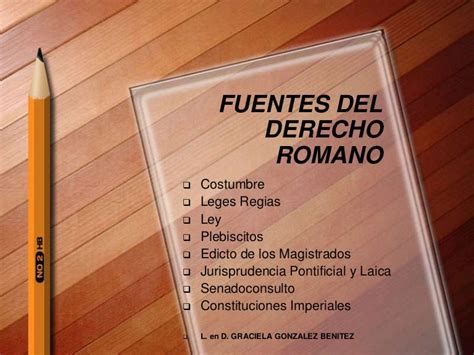 Fuentes Del Derecho Romano