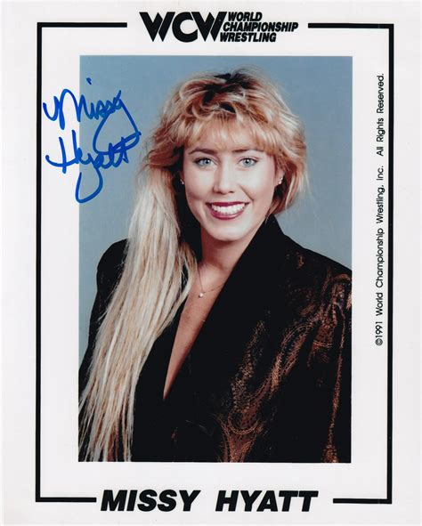 Missy Hyatt Signed 8x10 Photo - Pro Wrestling Loot