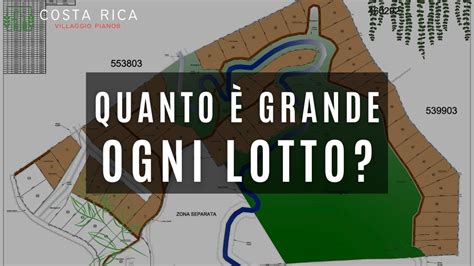 quanto  grande ogni lotto numeroorg