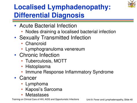 PPT - Unit 9 Fever and Lymphadenopathy PowerPoint Presentation, free ...