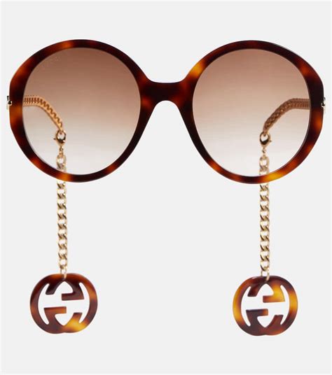 Round Sunglasses With Gg Charms | Gucci - Mytheresa