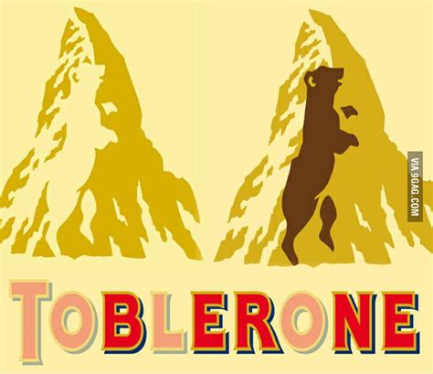 The more you know!Hidden Bear in Toblerone logo. It originated from ...