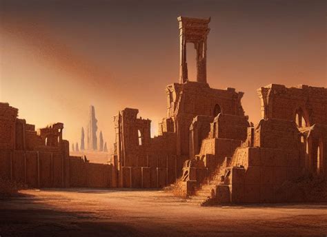 1841824857 Ancient Gates Of Babylon In The Middle by Haboryum on DeviantArt