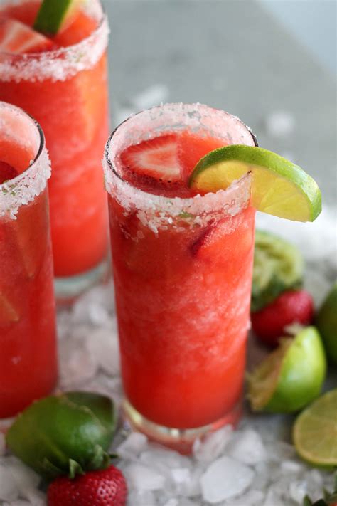 Strawberry Frozen Margaritas