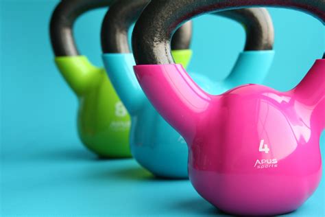 color kettlebells  stock photo public domain pictures