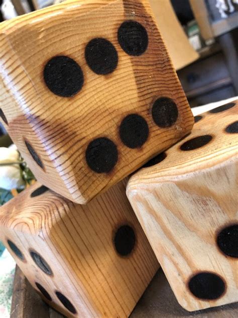 Large Deco Dice Large Handmade Dice Home Decor | Etsy