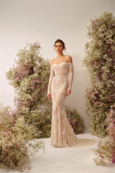 Off shoulder lace wedding gown 60 photos - Astyledwedding.com
