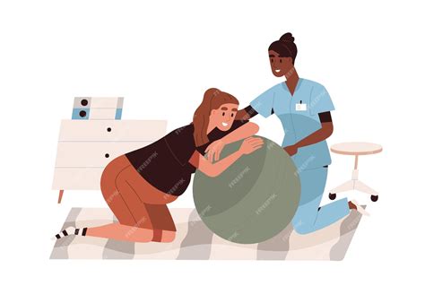 Sonhar Com Mulher Em Trabalho De Parto - Parteira ajudando mulher grávida durante o trabalho de parto, parto em ...
