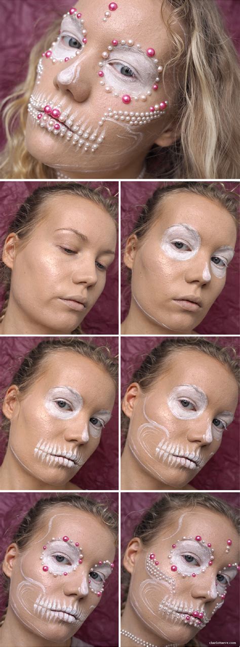 Halloween Makeup Skeleton Face