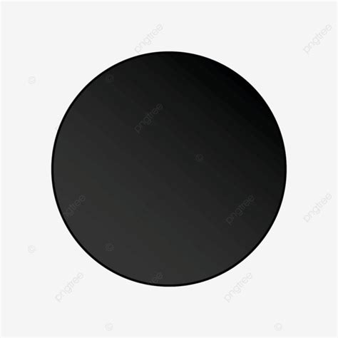 black circle button  white background image bright isolated vector