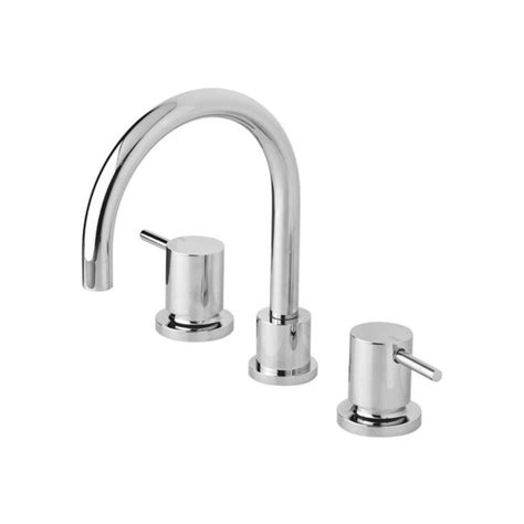 vivid pin basin set   gooseneck swivel spout lever handles