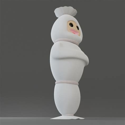 pocong local indonesian ghost  model cgtrader