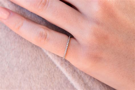 Thin White Gold Diamond Eternity Ring – Bailey's Fine Jewelry