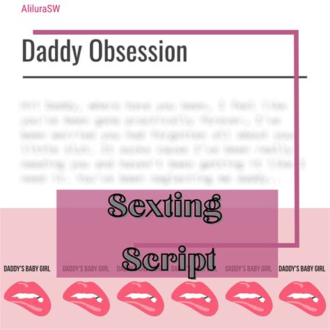 Daddy Script | Adult Daddy Sexting Script | Adult Industry Sexting