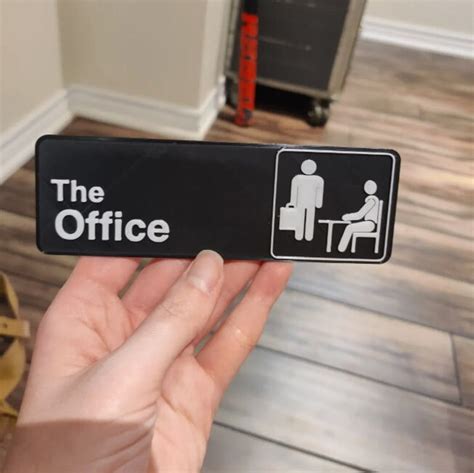 The Office TV Show Sign for Door or Wall 3D Printed Sign - Etsy