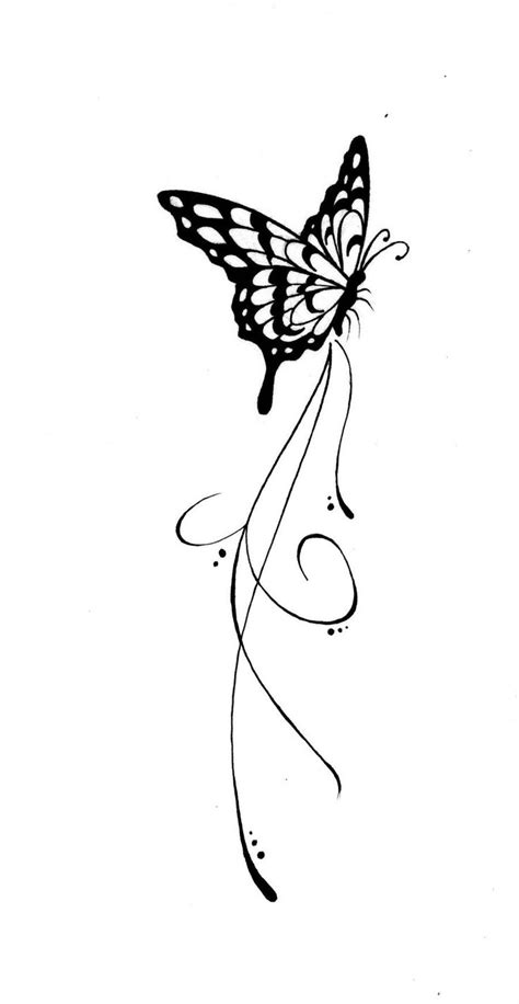 butterfly tattoo 3 by kauniitaunia Butterfly Outline, Butterfly Back ...