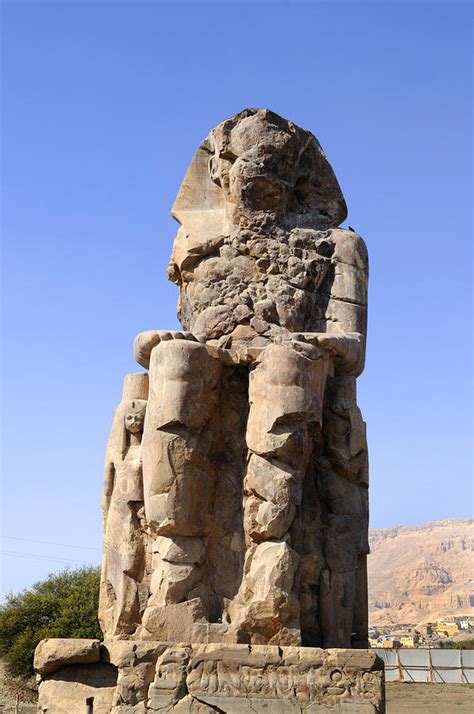 Colossus of Memnon Egypt Photograph by Brenda Kean - Pixels