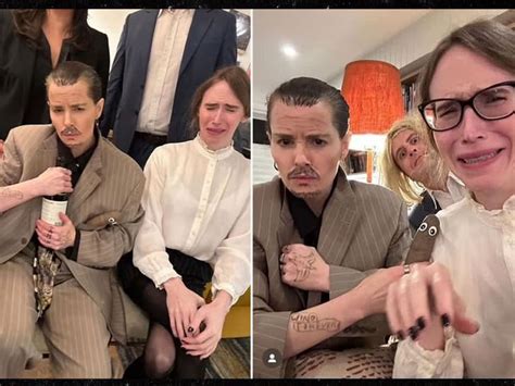 Emily Hampshire from Schitt's Creek apologizes for perfect Johnny Depp