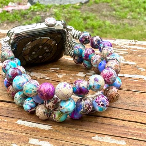 Beaded Apple Watch Band - Etsy