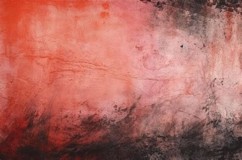 Premium AI Image | Red grunge texture wallpaper